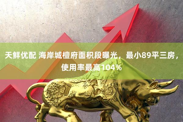 天鲜优配 海岸城檀府面积段曝光，最小89平三房，使用率最高104%